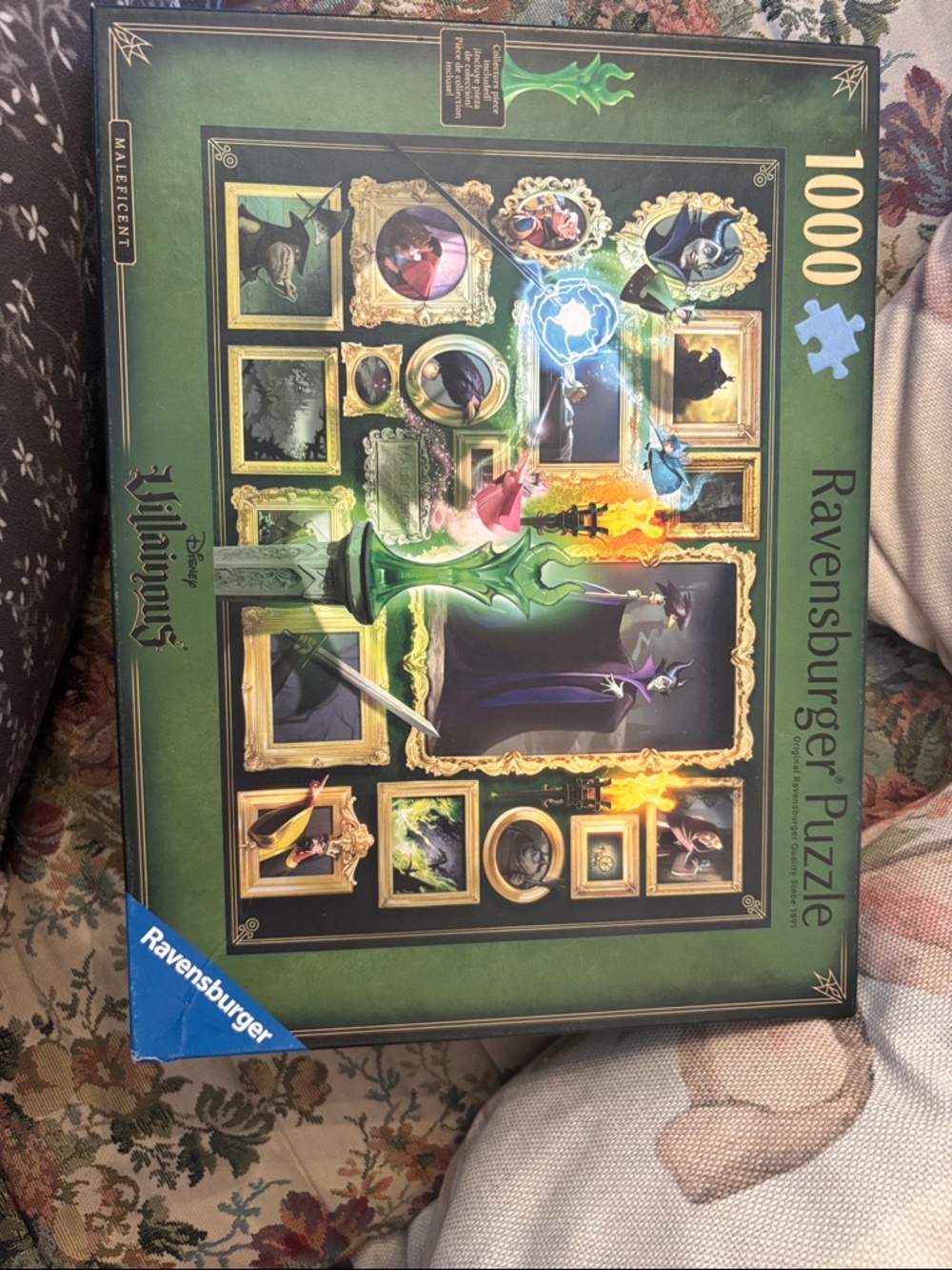 Ravensburger Maleficent Gallery Puzzle — Green, Gold, Black, Multicolor